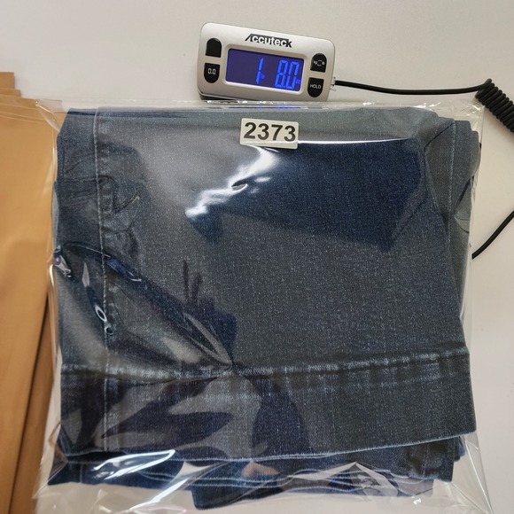 LOFT Outlet Womens High Rise Trouser Jeans Size 4 Medium Wash Wide Leg Stretch - Picture 15 of 15